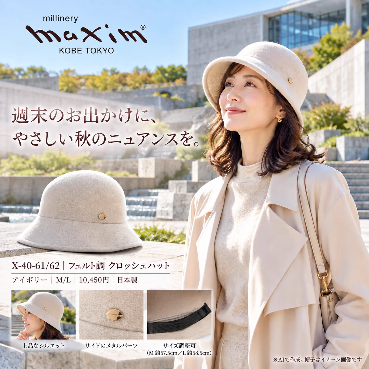 マキシン（MAXIM）【公式】神戸の老舗帽子ブランド since1940