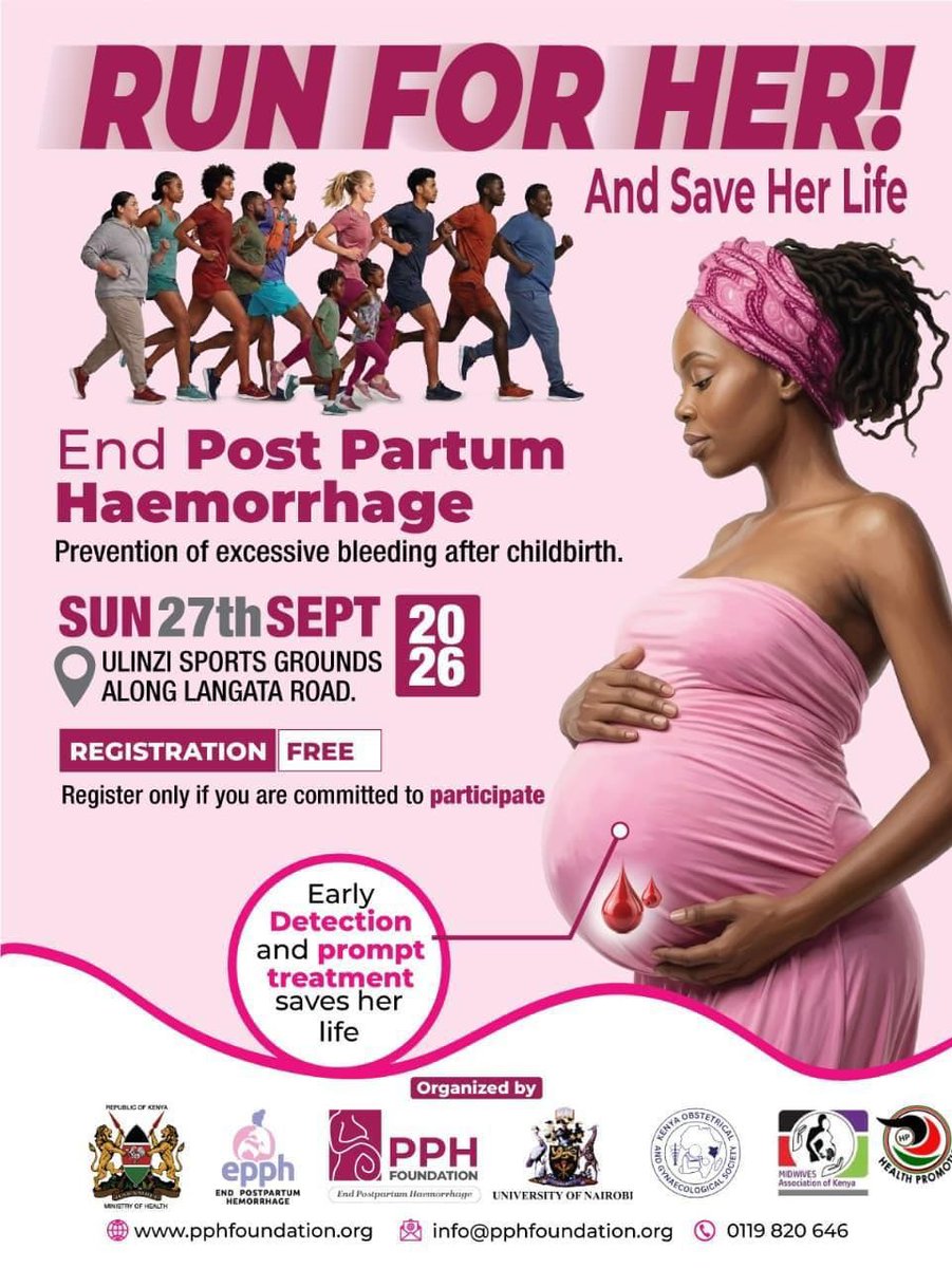 brian_bogee's tweet photo. Wasee wa lodwar tupatane Lcrh main gate Sunday 8:00 am. Run for her. 

#RunForHer #EndPostpartumHaemorrhage #SaveHerLife #MaternalHealth #SafeMotherhood #PPH #Kenya #EveryMotherMatters #EarlyDetection #PromptTreatment #lodwar https://t.co/wAxhnzPCmr