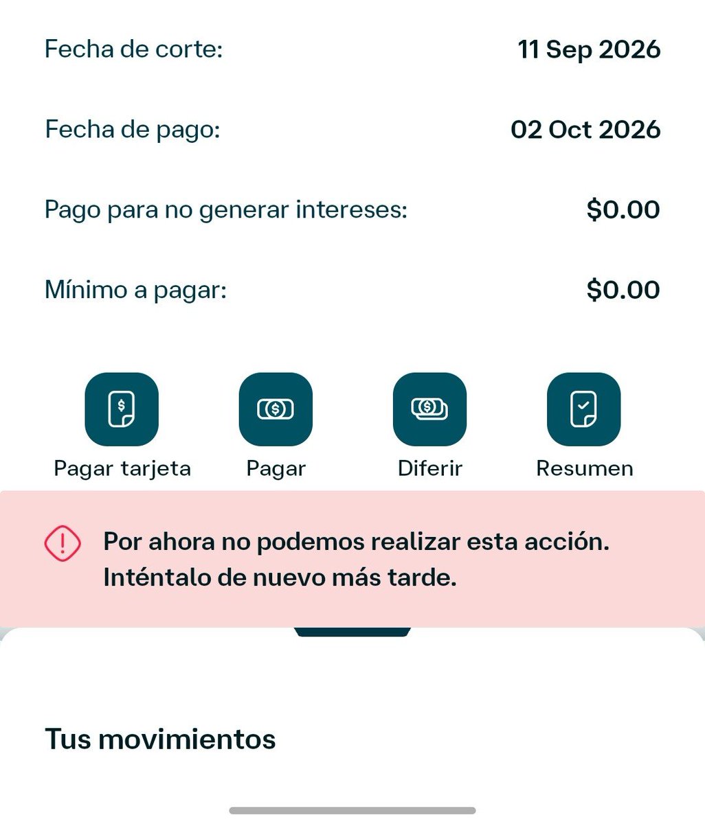febb's tweet photo. . @BanamexContacto @banamex ¿Que pasa con sus sistemas? 
¡NO funcionan las TdeC digitales en su app!    Es inaceptable que pase esto. Servicio bananero.
#banamex #tarjetasdigitales https://t.co/7enW3KCc3f