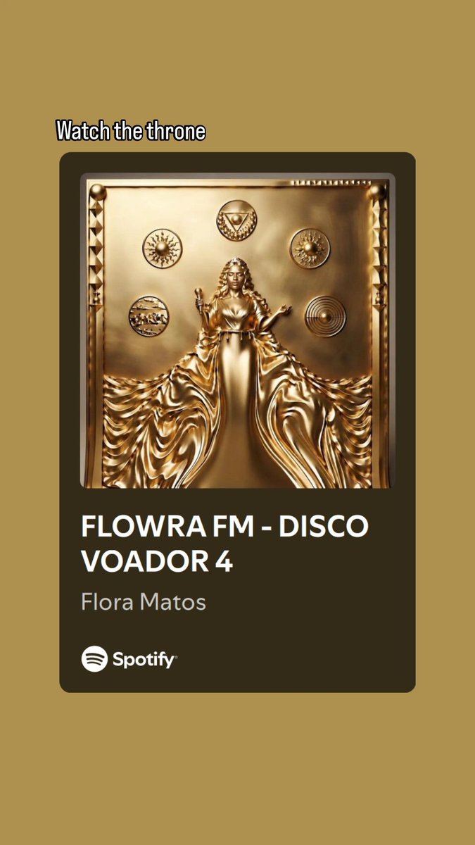 orangehxcx's tweet photo. Flora é realmente nossa kanye west
Lançou o Watch The Throne dela(sozinha) https://t.co/HC8wJ3eFCs
