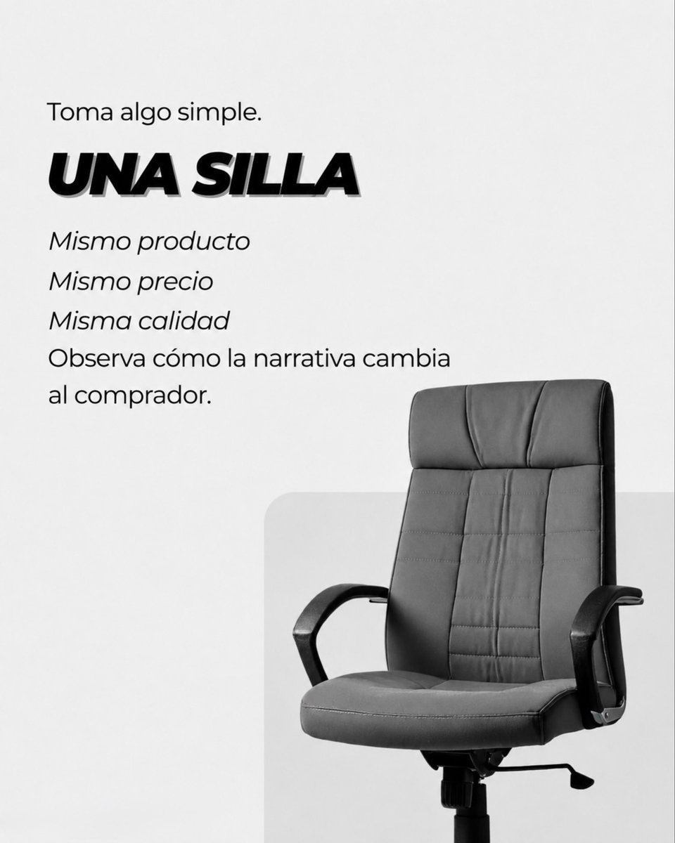m7uruguay's tweet photo. 𝐋𝐀 𝐌𝐈𝐒𝐌𝐀 𝐒𝐈𝐋𝐋𝐀. 𝟒 𝐌𝐀𝐍𝐄𝐑𝐀𝐒 𝐃𝐄 𝐕𝐄𝐍𝐃𝐄𝐑𝐋𝐀.

Podés vender el resultado, presentar un problema, conectar con la identidad de tu público o generar una asociación.

▫️▪️▫️▪️▫️

M7 / Comunicación

#marketing #comunicacion #estrategia #rivera #uruguay https://t.co/P94X2IVsQn