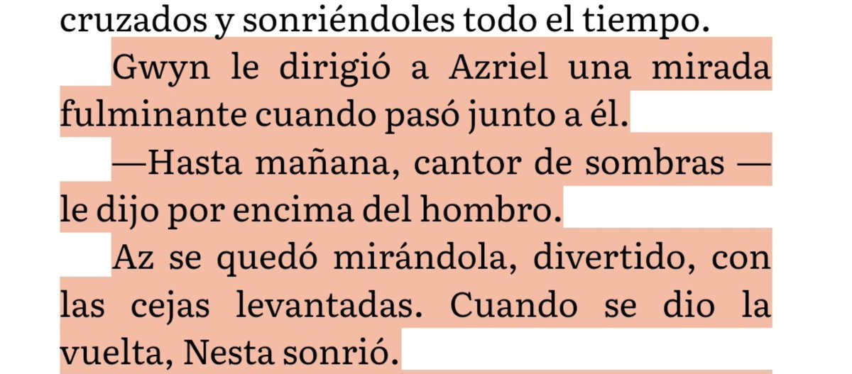justhisalvatorx's tweet photo. friendly reminder que el apodo de azriel, ese por el que todos le tienen miedo, gwyn lo uso para preguntarle si canta y para burlarse de él 🤭☺️ https://t.co/0GqSzkSqiq