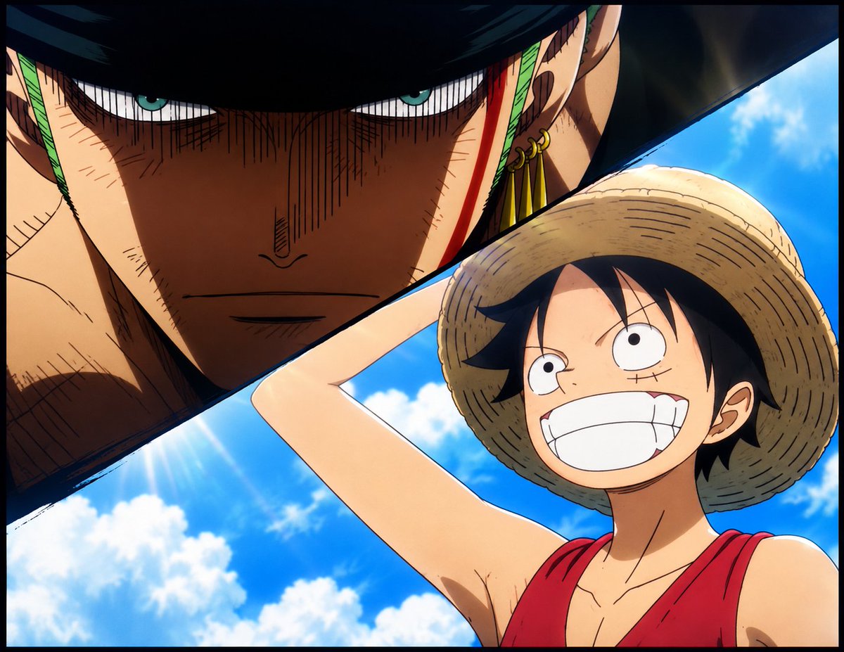 lisakochs13's tweet photo. Two completely different vibes… but the same crew.
Luffy brings the chaos, Zoro brings the aura. Which one are you taking? 
#onepiece1177  #LuffyOfTheDay  #Zoro #animevibes  #OnePieceAnime https://t.co/0yVbiJbbPL