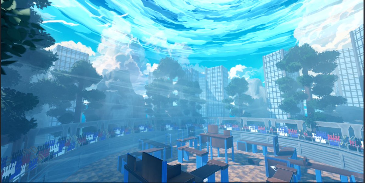 vaxioun's tweet photo. Made this map for Tag Champions 🏟️

Portfolio: https://t.co/vAyxf2Xk0W
Game: https://t.co/Iisr004ORk
Used a few DelusRblx trees in this build — credits to him.

#RobloxDev #RobloxBuilding #Roblox https://t.co/KX9y84brB8