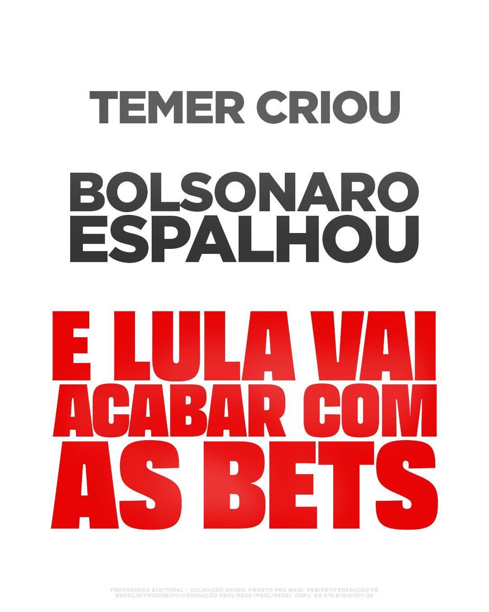 MarcioMaciao's tweet photo. Obrigado Lula 
#LulaMeuPresidente
LULA MUITO NECESSÁRIO
Acabou com as BETS https://t.co/SSzNjHT2NL
