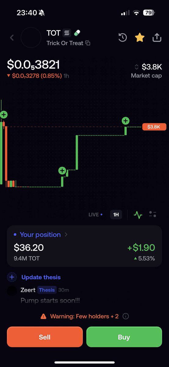 TOTmemecoin's tweet photo. We just getting started 
Next best Halloween coin runner

$TOT 
C7ZMyvHYbcQkDd6secRAGdcgagiBhvte8jX3qQBMpump https://t.co/SWtecjs6xj