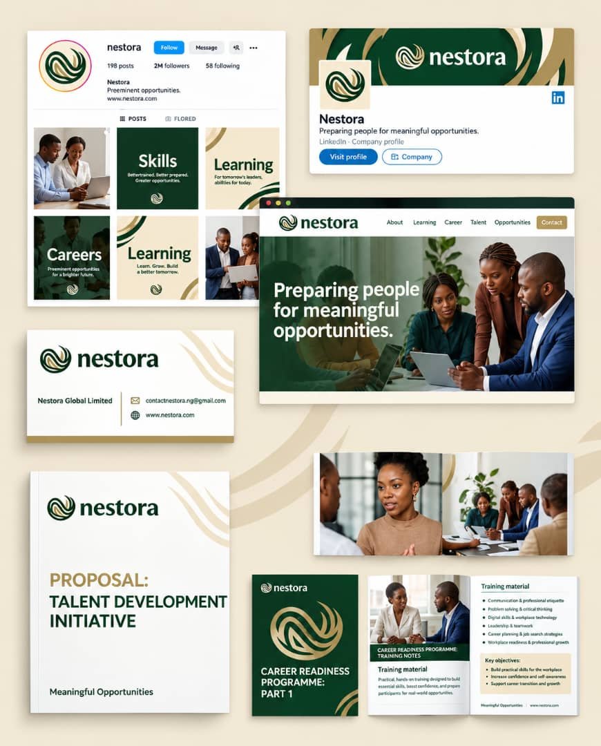 NestoraHQ's tweet photo. Nestora is more than a new look. 

We’re building a platform that connects learning, career growth, talent and meaningful opportunities.

 Our goal is simple: to prepare people for what comes next and help organizations find the people they need to grow. https://t.co/omrl1gfEUH