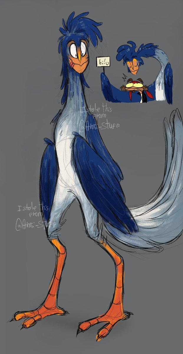 Amii_stuff's tweet photo. slipping out of my art school obligation shackles real quick. has anybody thought of one of those 'human x hybrid / monster' gijinka type au for these guys but with roadie as a harpy? yes? no? 

ok im going back to my cave now

#wileroad #TheDesertHarpyAU https://t.co/E9lheMvdSy