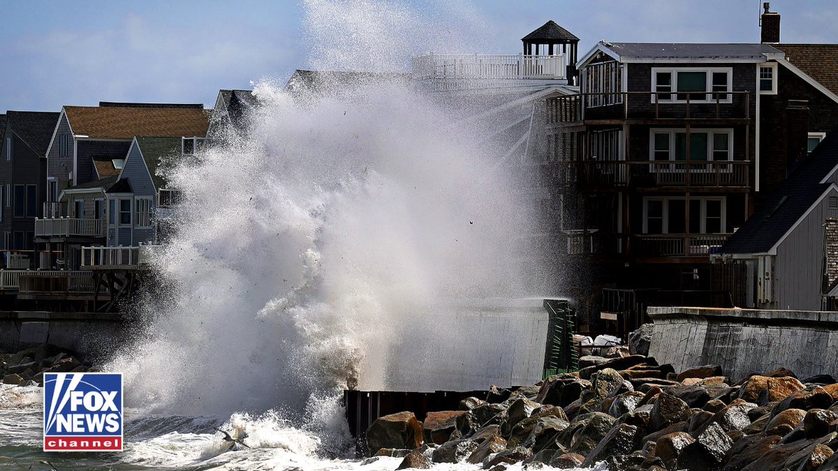FoxNews's tweet photo. A rare September nor'easter is bearing down on the East Coast, threatening damaging winds, coastal flooding and heavy rain from the Mid-Atlantic to New England.

Wind gusts could reach 70 mph in some areas, threatening to bring down trees and power lines, while heavy rain raises the risk of flash flooding and major travel disruptions.

Along the coast, high tides could worsen flooding and severe beach erosion, with some voluntary evacuations already underway in New Jersey.

Download the FOX News app to follow this developing story: https://t.co/ISpW9Fc0R3