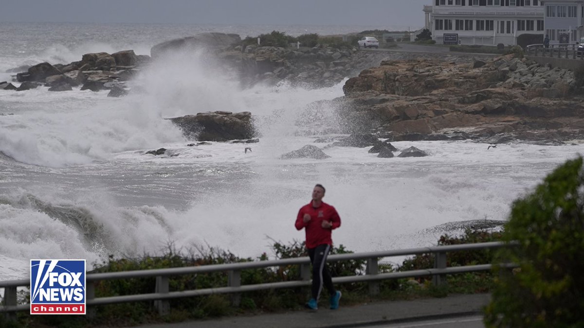 FoxNews's tweet photo. A rare September nor'easter is bearing down on the East Coast, threatening damaging winds, coastal flooding and heavy rain from the Mid-Atlantic to New England.

Wind gusts could reach 70 mph in some areas, threatening to bring down trees and power lines, while heavy rain raises the risk of flash flooding and major travel disruptions.

Along the coast, high tides could worsen flooding and severe beach erosion, with some voluntary evacuations already underway in New Jersey.

Download the FOX News app to follow this developing story: https://t.co/ISpW9Fc0R3