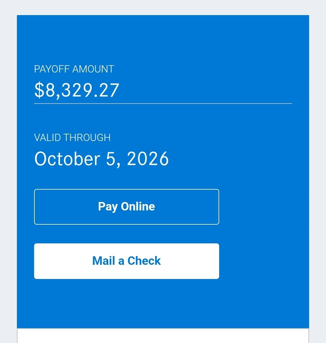 MarcusEHammond's tweet photo. $8,329.27 left on my car loan. 🚗💰

The finish line is officially in sight. Every payment brings me closer to eliminating the debt, freeing up monthly cash flow, and putting more money toward saving, investing, and building wealth.

$8,329.27 to go!

#PersonalFinance #DebtFree https://t.co/zPTsjXIiP0