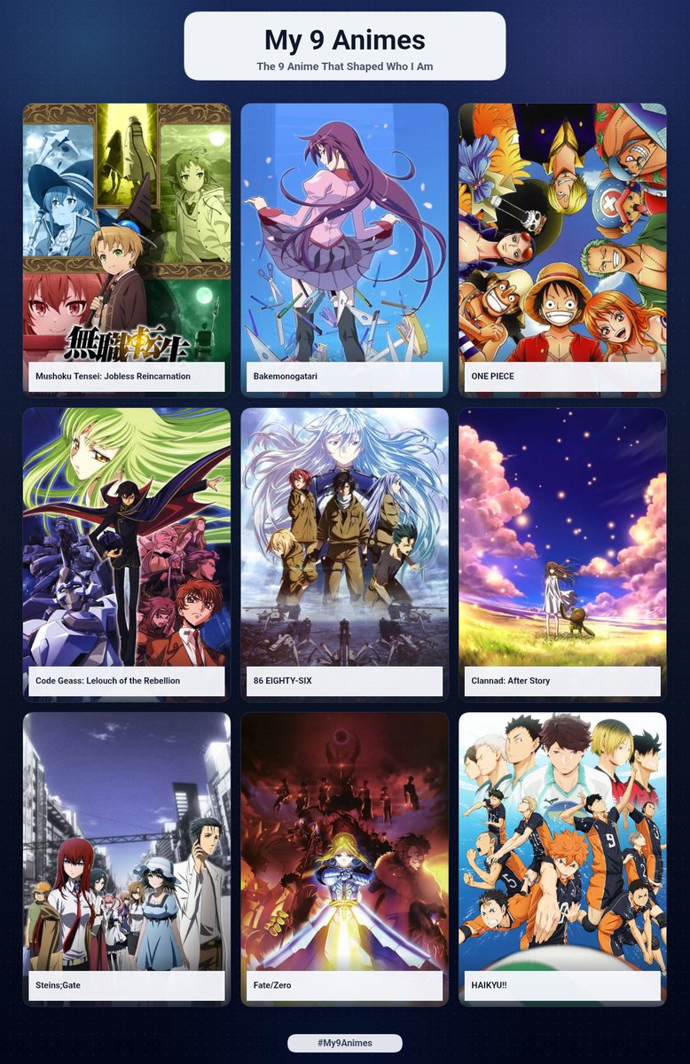 fwdukee's tweet photo. my t9 games and anime https://t.co/NHOKuxbY69