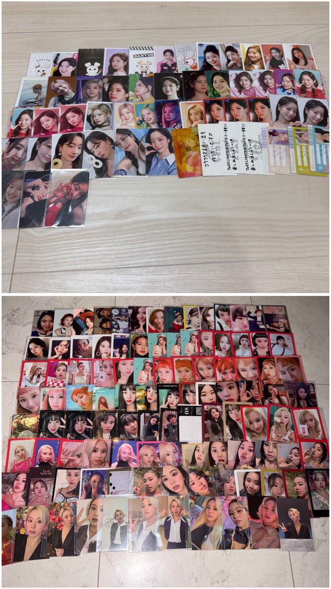 thv_dahyun's tweet photo. TWICE トレカ交換 買取

譲:ダヒョン、チェヨン
(他メン他ツイート)

求:メルカリ買取 >> NCTWISHサクヤ

また、フォトカード・特典トレカもございますのでご希望の方はお気軽にお声掛けください🙌🏻💕 https://t.co/OrwpPa88nw
