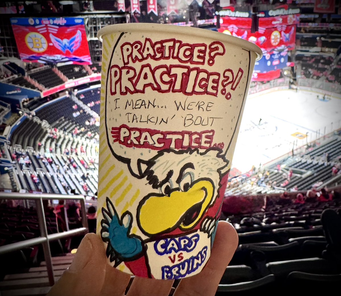 WesJohnsonVoice's tweet photo. WE’RE BACK IN THE HOUSE! Preseason Ice in action at COA! Let’s do that HOCKEY! #ALLCAPS #CAPSbruins https://t.co/Mu9UKtNjHA