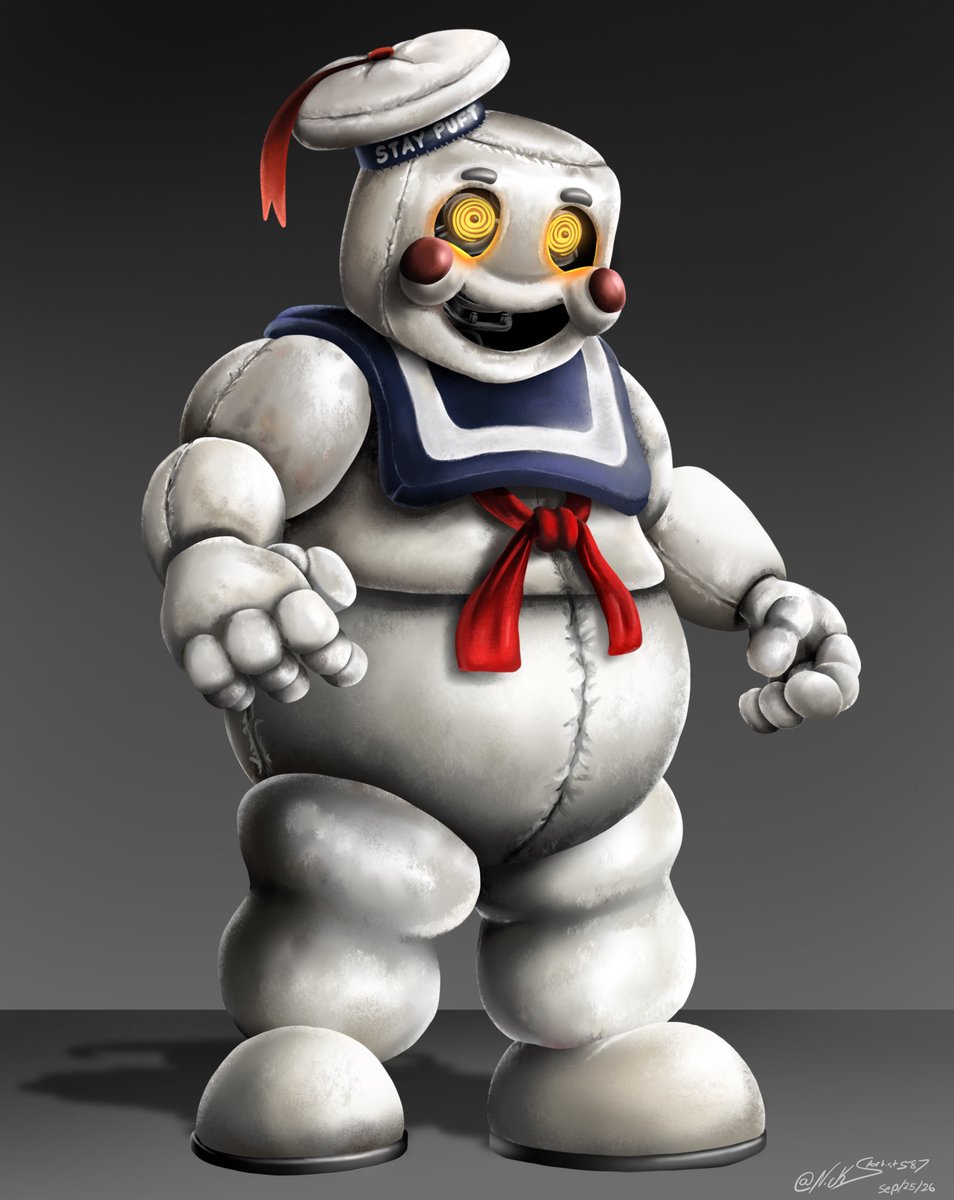 NickSArtist587's tweet photo. Ghostbusters X Five Nights at Freddy’s Concept
#fnaf #fivenightsatfreddys #ghostbusters #fnaffanart https://t.co/6WnOl5ks8v
