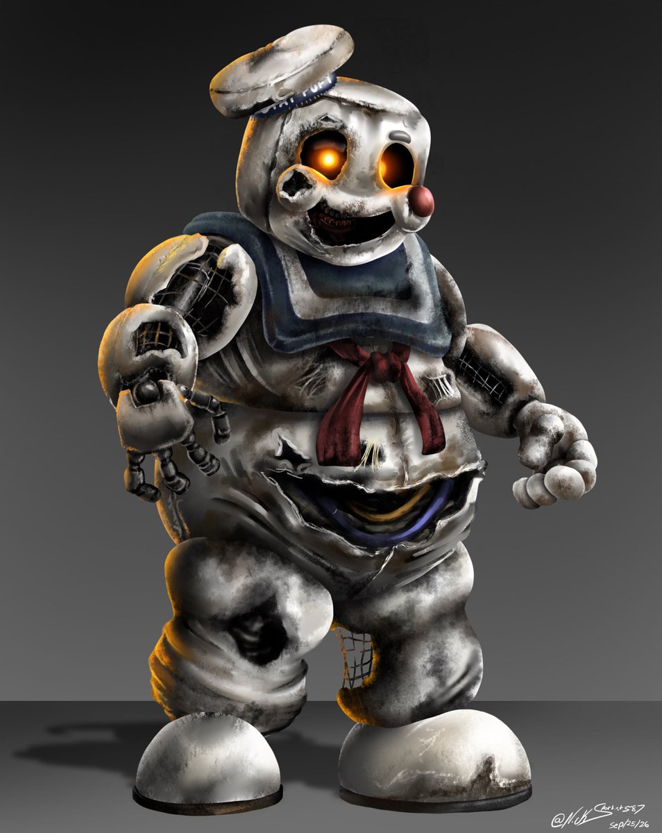 NickSArtist587's tweet photo. Ghostbusters X Five Nights at Freddy’s Concept
#fnaf #fivenightsatfreddys #ghostbusters #fnaffanart https://t.co/6WnOl5ks8v