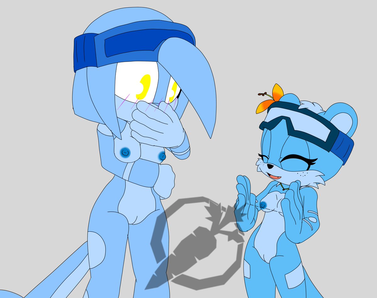 The_Carrot_Farm's tweet photo. Sketch co/m1ss1on for @LavenPanda of their version of Hahli  and my version of Gali talking about...something..

If you have any question or want a co/m1ss1on (normal art or comics), you can send me a dm here or in my discord https://t.co/TiGjV7Wd2M