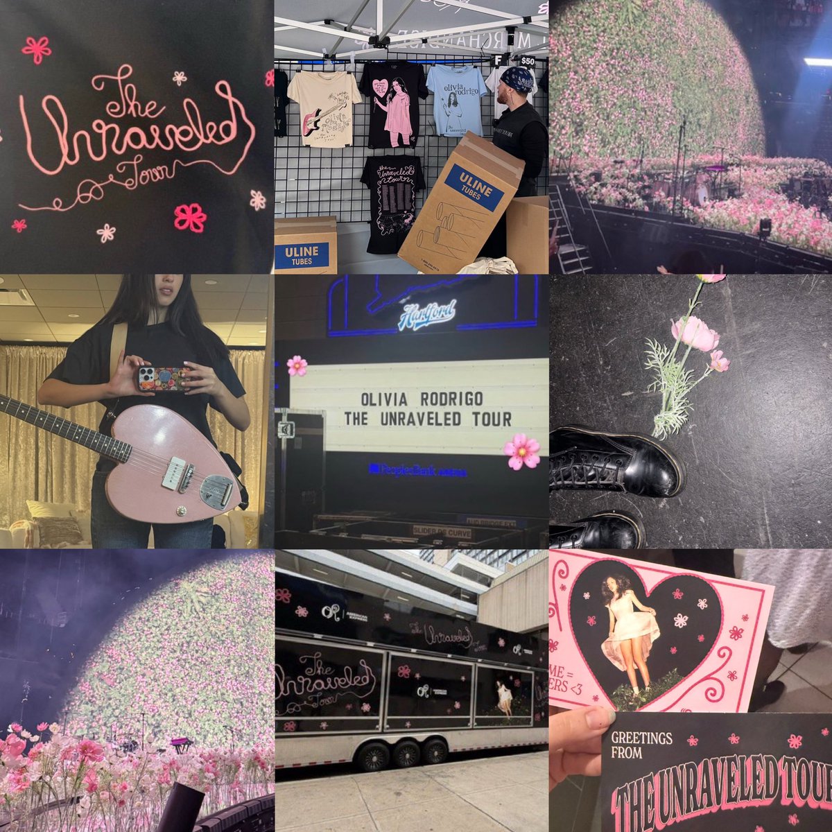 liviesthinker's tweet photo. the unraveled tour aesthetic  💕🌸 https://t.co/N84AQAUgOi