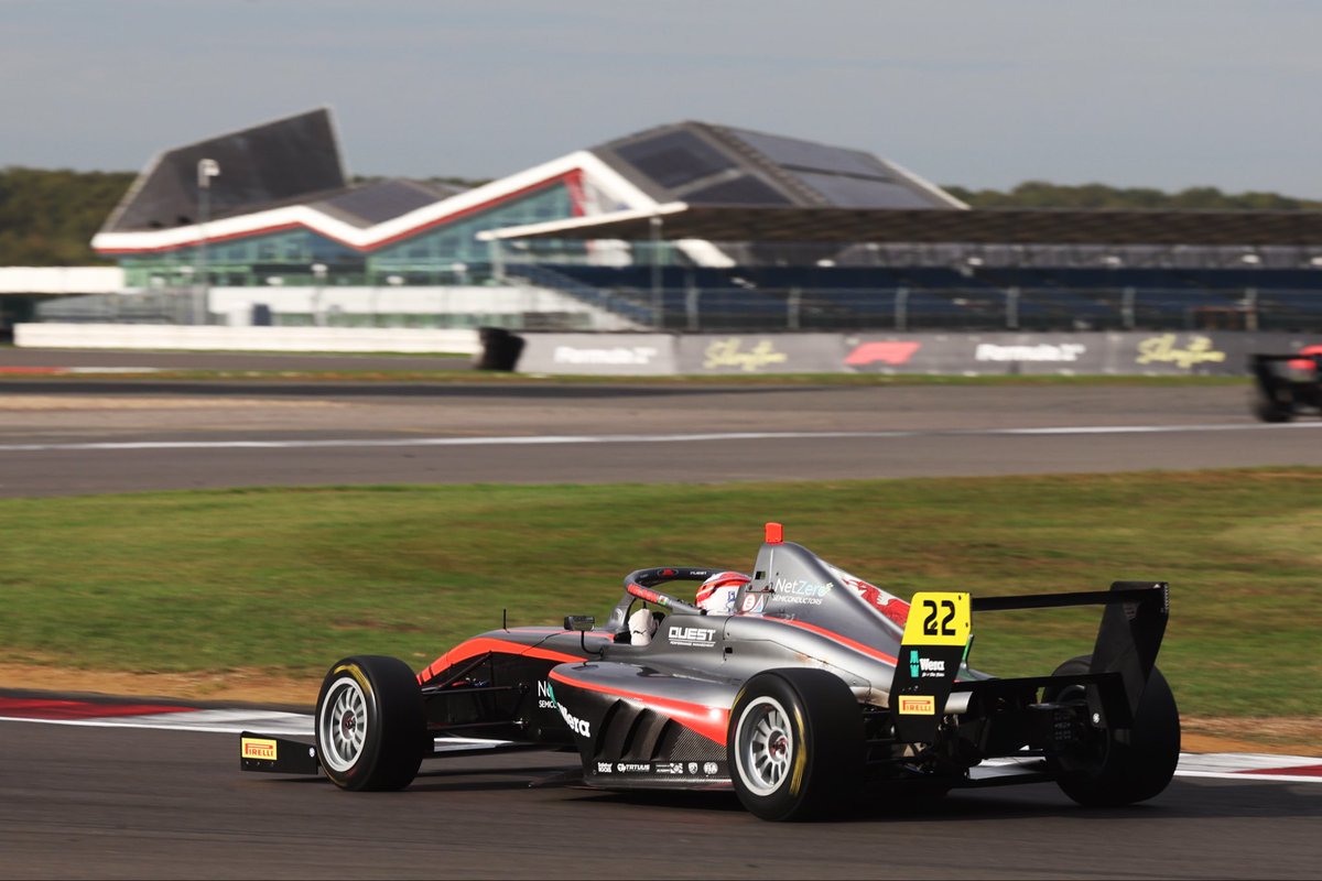 JHRdevelopments's tweet photo. Silverstone, we’re underway!

The opening day of the penultimate British F4 weekend is in the books, with Cameron, Lewis, Haarni and Timo all completing two practice sessions around the National Circuit.

Now we turn our focus to qualifying.

#JHR #BritishF4 https://t.co/yvl9GH6NAl