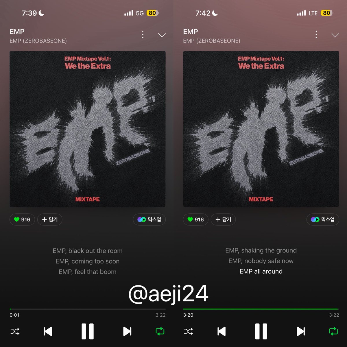 aeji24's tweet photo. @ZB1_official 09.26 07:00
#ZEROBASEONE #ZB1 #제로베이스원 #ZEROBASEONE_EMP #EMP
#EMP_Mixtape_WetheExtra
#Pind_C https://t.co/FOZ3ErJedT