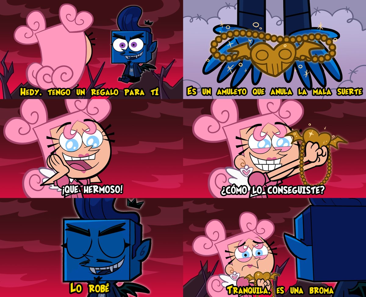 RosaToons's tweet photo. Que lindo detalle 🥺

#FairlyOddParents #PadrinosMagicos #fanart #humor https://t.co/li853VsmA2