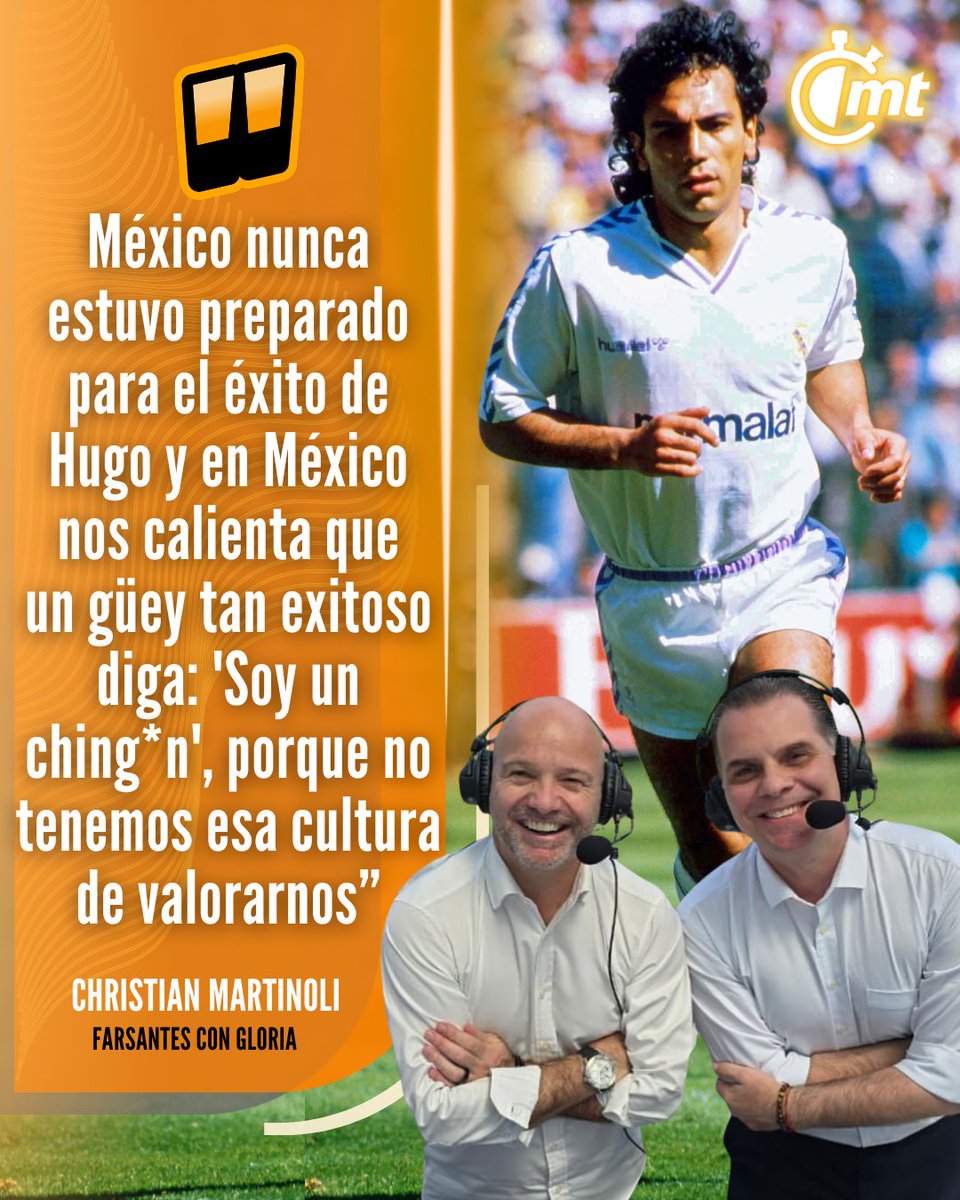 mediotiempo's tweet photo. ¡NO VALORAMOS LO SUFICIENTE A HUGOL!

Christian Martinoli y Luis García afirmaron que a México le cuesta reconocer la trayectoria del Pentapichichi pues "no estuvo preparado" para el éxito del exjugador y causa animadversión que el propio Hugo destaque sus propios logros

https://t.co/bAErCu70l9