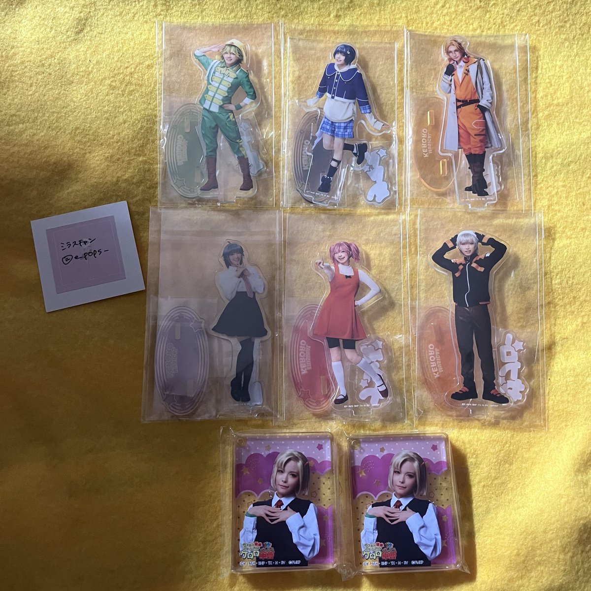 i_Lullaby_'s tweet photo. 【交換／譲渡】ケロミュ ケロロ軍曹
フォトカ ランダムアクスタ プリクラ風カード コロッタ

譲／画像参照
ケロロ ギロロ タママ クルル 冬樹 桃華 
夏美 サブロー メタタママ モア

求／
メタドロロ
or 定価

条件2枚目
@e_pops_ こちらもメンションください

よろしくお願い申し上げます🌟 https://t.co/IhBKsgGPoX