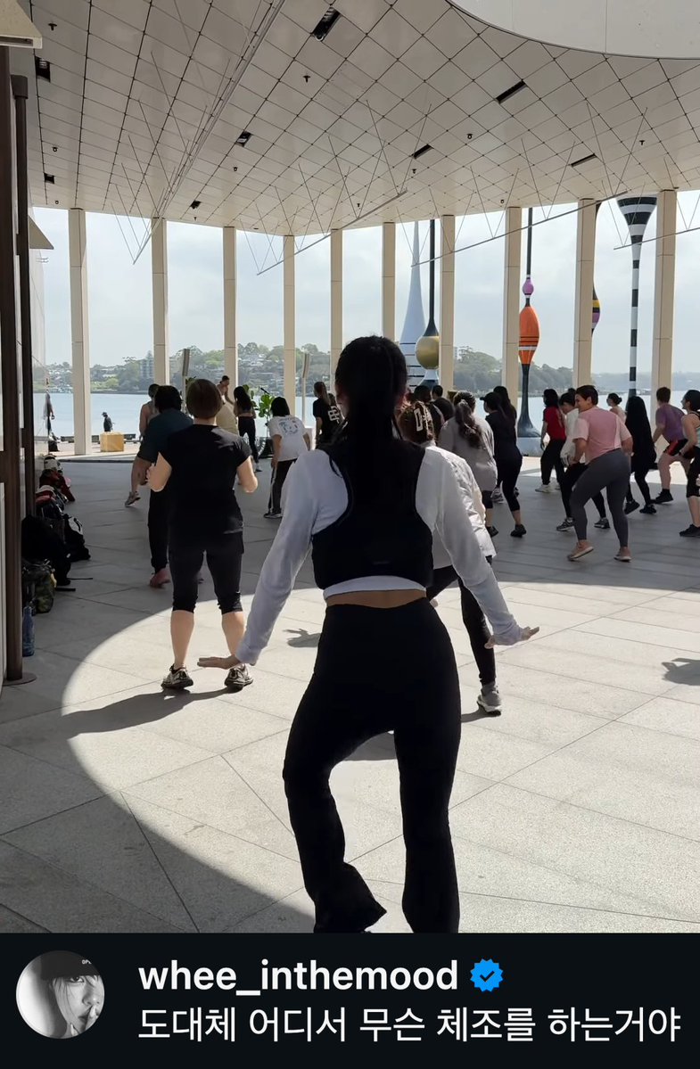 DragonKazoo77's tweet photo. 260925 Wheein commented on Solar's IG
๐ถ Where on earth and what kind of gymnastic exercises are you doing?
#MAMAMOOinSydney
#SOLAR #์๋ผ #WHEEIN #ํ์ธ #MAMAMOO #๋ง๋ง๋ฌด
https://t.co/Gl1bhLzOks https://t.co/R4kyOS4WCh