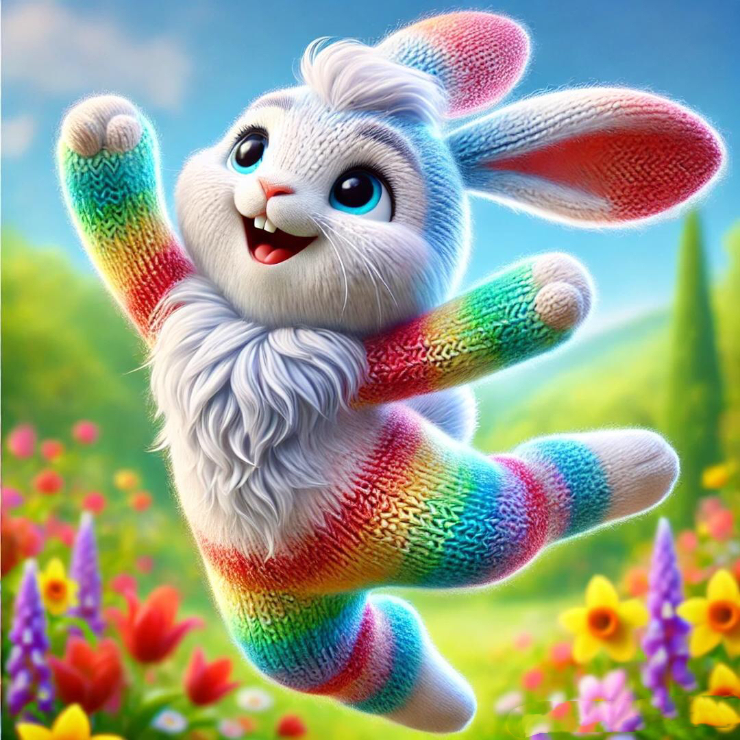 CarmonMcglinn's tweet photo. [Miren la adorable Coneja Azul Brillante, esta "览彩兔" llena de encanto hará sonreír tu día!]， https://t.co/pPWZvzeD2N