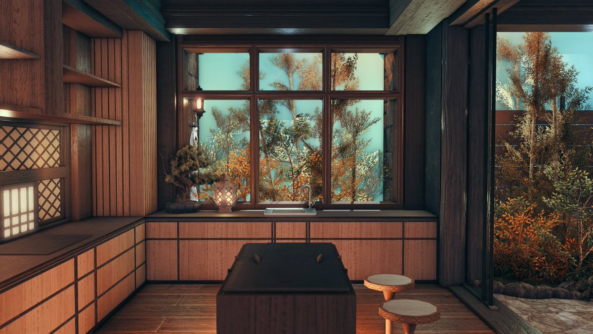 DaenyLove's tweet photo. "Warm Sake" [M] 🍶🍂

#ff14housing #HousingEden #FF14ハウジング #ffxivhousing #daenylovehousing https://t.co/rBLHC6lMbt