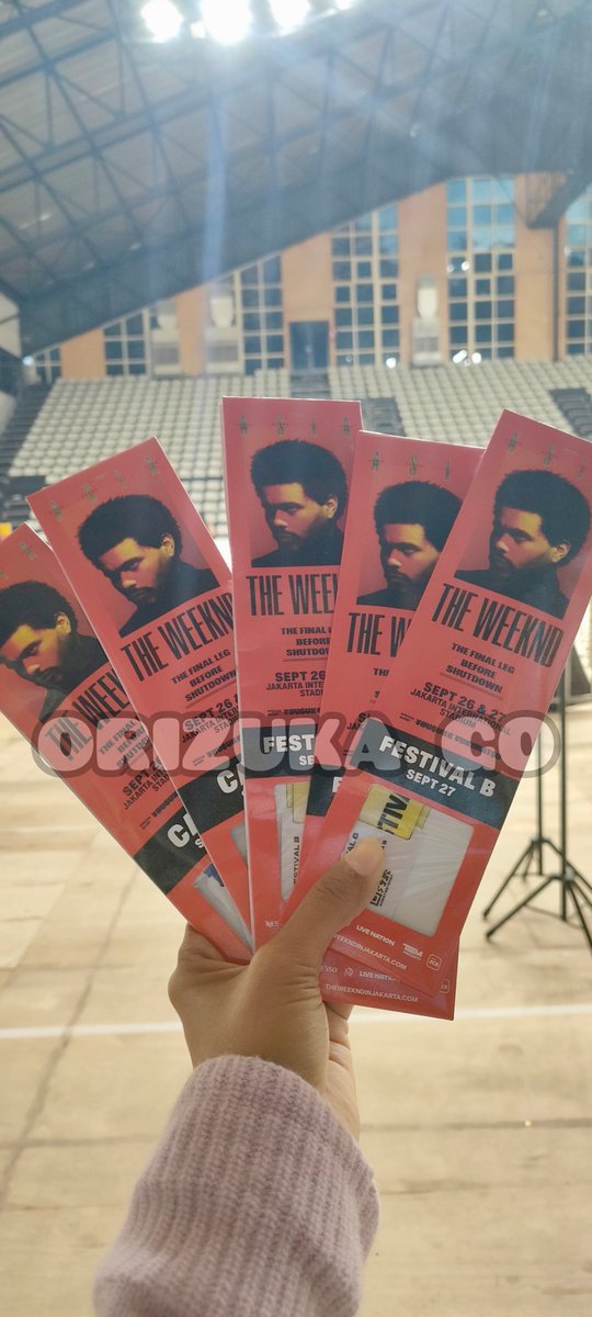 Orizuka_GO's tweet photo. Proof Jastip Tiket & Merch The Weeknd Jakarta
Terima kasih untuk teman-teman yang sudah jastip di Orizuka GO 🫶

Yang kemarin terlambat jastip hari ini kita open jastip terbatas ya. Silahkan mengisi form order maksimal 09.00 (bisa lebih cepat jika slot terpenuhi)

Fee :
30k : Vinyl, Keychain & Poster 
50k : Tshirt, Hoodie, Snap back dll
70k : Jersey

Pengiriman:
Gosend, Ekspedisi, Pick up di area Pop Up / Toko di Thamrin City

Link Form : https://t.co/TTNGVA6ENp

Testi cek Pin & https://t.co/LqrtQ92Jsv