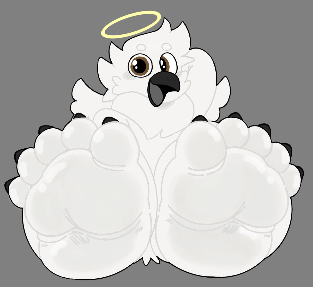 AzraesTheBird's tweet photo. “I don’t know why you’re so obsessed with my feet but I’m not one to complain about free attention”

🎨: @puffa_pawss 
#feet #furryart #footfetısh https://t.co/0HsKZYOyjs