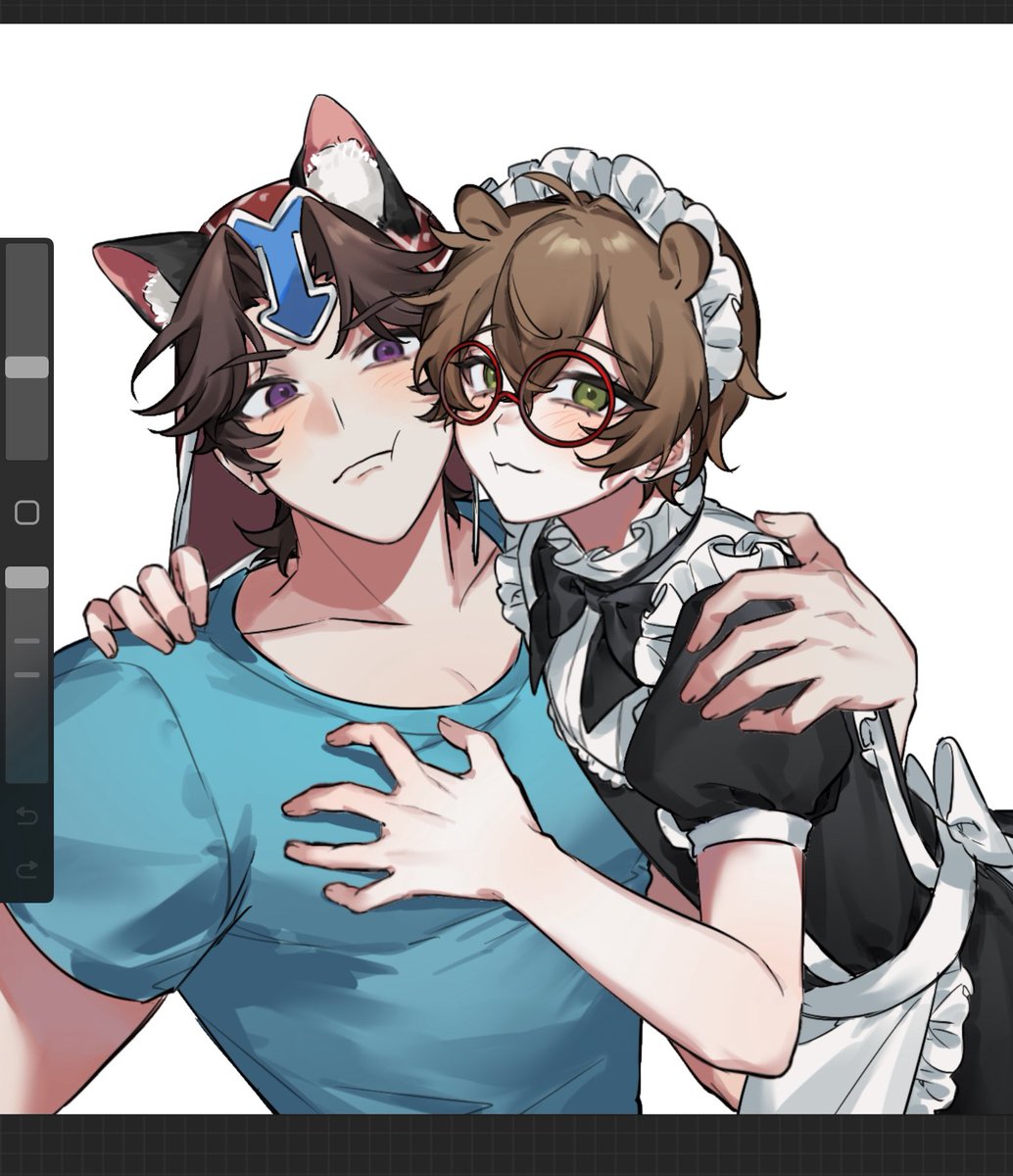 Headlock09's tweet photo. 制作meme用的图，很可爱所以展示一下 #potpc https://t.co/UcVPS3iJdw
