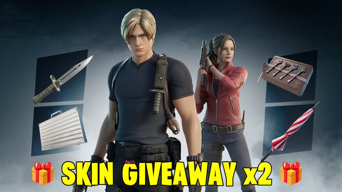InfoFortniteES's tweet photo. 🎁 SORTEO DE 2 SKINS DE RESIDENT EVIL 🎁

Requisitos del sorteo:
- Seguir a @NorrsFortnite e @InfoFortniteES 
- RT y like a este tuit
- ¡Comenta que skin querrías! 👀

📅 ¡Termina en 48 horas! https://t.co/p4e9DiFlEe