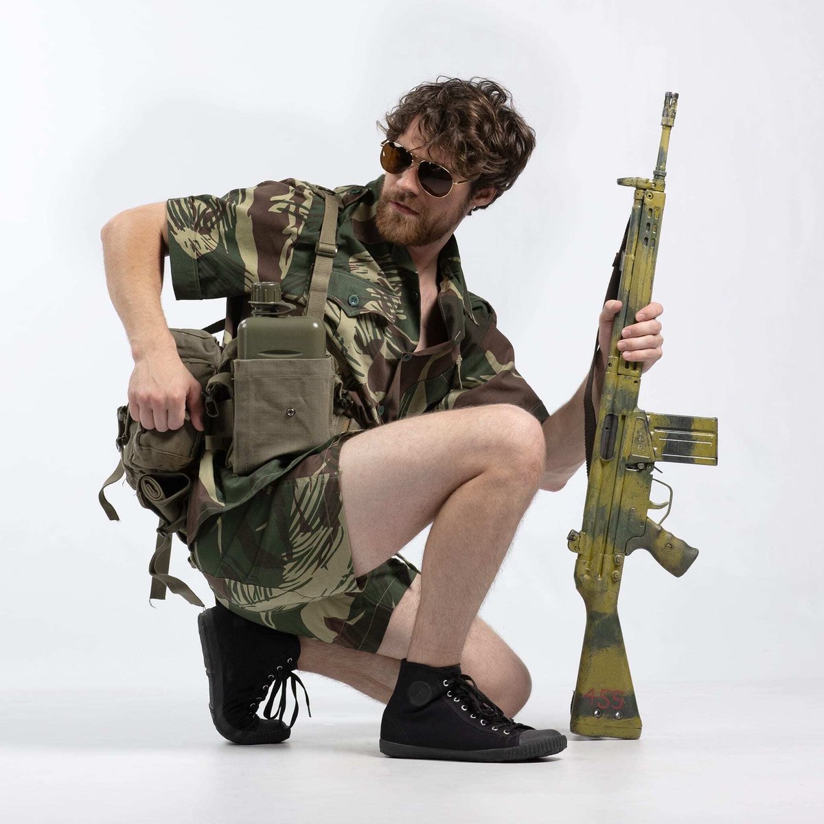 kommandostore's tweet photo. Rhodesian Brushstroke uniforms, made in South Africa, just hit the site. Jump in on the pre-sale now to secure your shorts, shirts, and hats. 

Shipping starts at the beginning of 2027

https://t.co/hkqVF9CIbV https://t.co/JdnHNL61tP