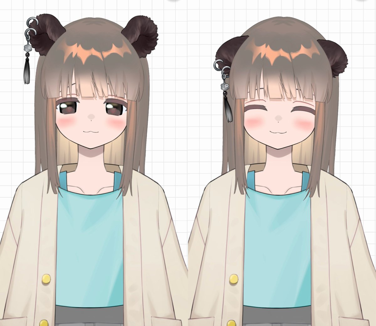 munimunny's tweet photo. おはようございます🧸✨
パンダさんの耳が可愛すぎて、色どうしようかなと悩み中です🥺
笑うと耳が閉じるのも可愛い〜☺️ウィンクしたら片耳だけ☺️笑笑 https://t.co/r5iAD115tg