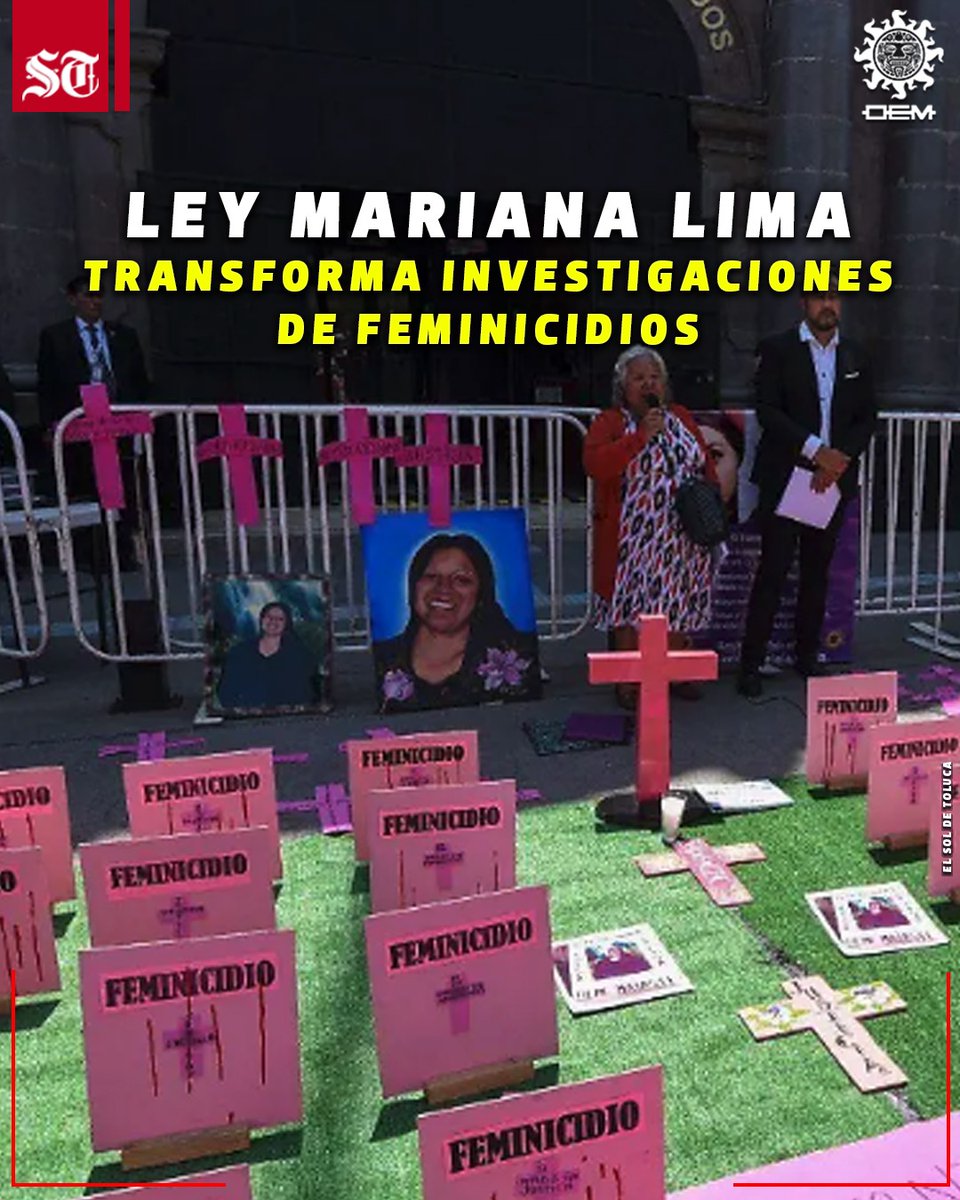 SOLTOLUCA's tweet photo. ⚖️😱A partir de este sábado 26 de septiembre, la Fiscalía General de Justicia del Estado de México deberá investigar todas las muertes violentas de mujeres y niñas con perspectiva de género y bajo el protocolo de feminicidio.

Aquí la nota 👇👇

https://t.co/5k81B2y980 https://t.co/wC5dL7ynoj