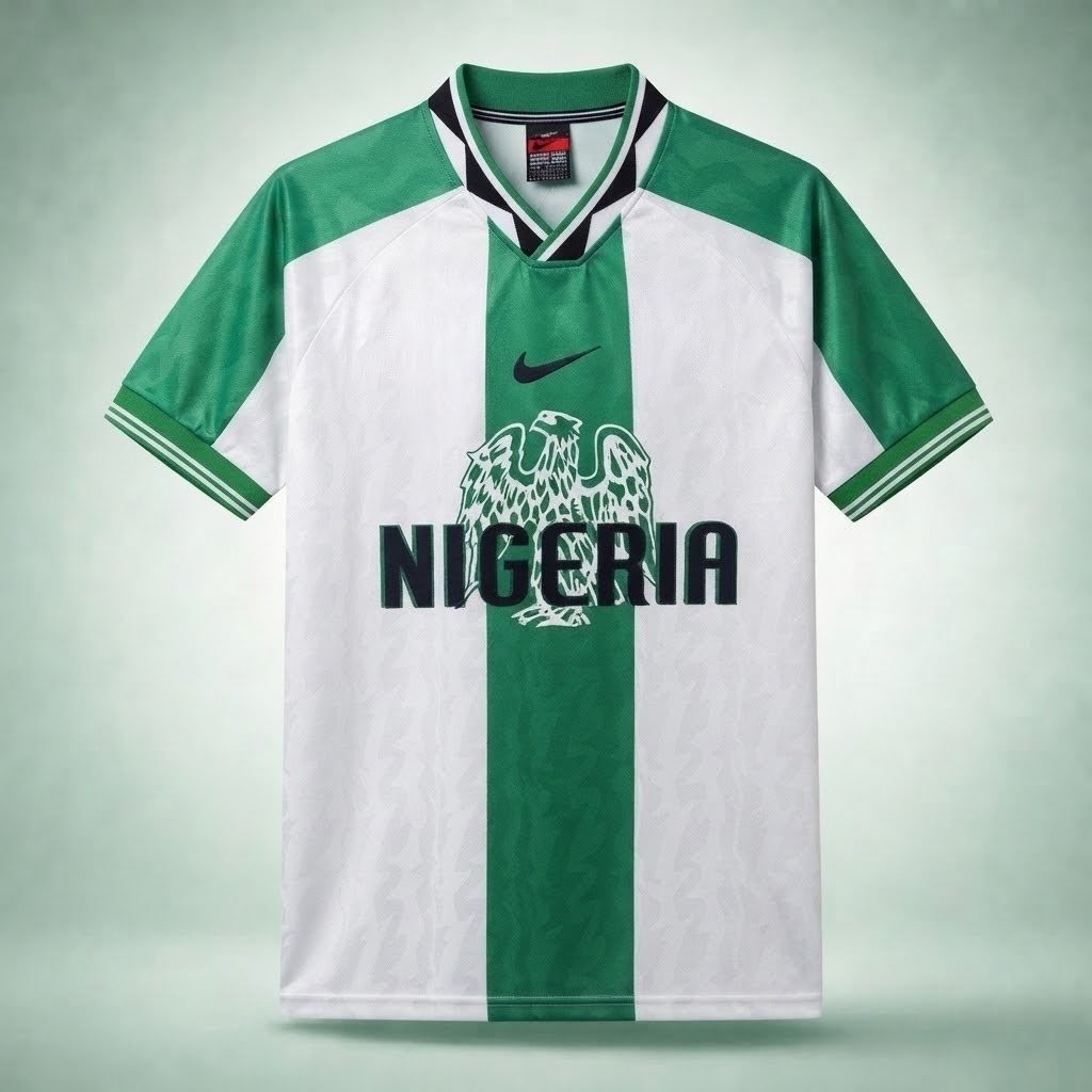 FitnessPood's tweet photo. Nigeria✨ 
By Popular Demand
 Brand new retros like Rashidi Yekini era 1994 and all new Nigeria jerseys are now available. 

click and order
chat with a real human agent 24/7