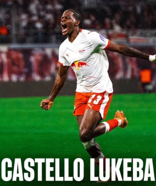 Natureryme1's tweet photo. 🚨🇫🇷 | BREAKING: Chelsea has joined the host of top European clubs showing serious interest in RB Leipzig’s and French defender Castello Lukeba.

Lukeba is a modern, athletic centre back known for his pace, ball-playing ability, composure on the ball, strong 1v1 defending, and progressive passing. He’s versatile and can play as a left-sided centre-back or hybrid CB/LB in a high-pressing systems. He’s often praised for recovery speed, reading of the game, and winning duels. 

Barcelona, Chelsea, Arsenal, Bayern and Manchester City are all monitoring the 23y years old talented French defender.👀

Lukeba has a release of around €80M in his Leipzig contract that could be negotiated €60M-€65M 💰

—  Fussballdaten | @DeadlineDayLive