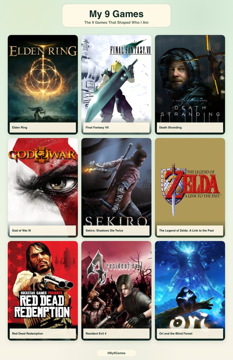pitivier062's tweet photo. Voici les 9 jeux qui ont fait qui je suis… 
Oups j’ai oublié Ori, Fahrenheit,Mafia,… 😂😂 https://t.co/tBqnHLXe2L