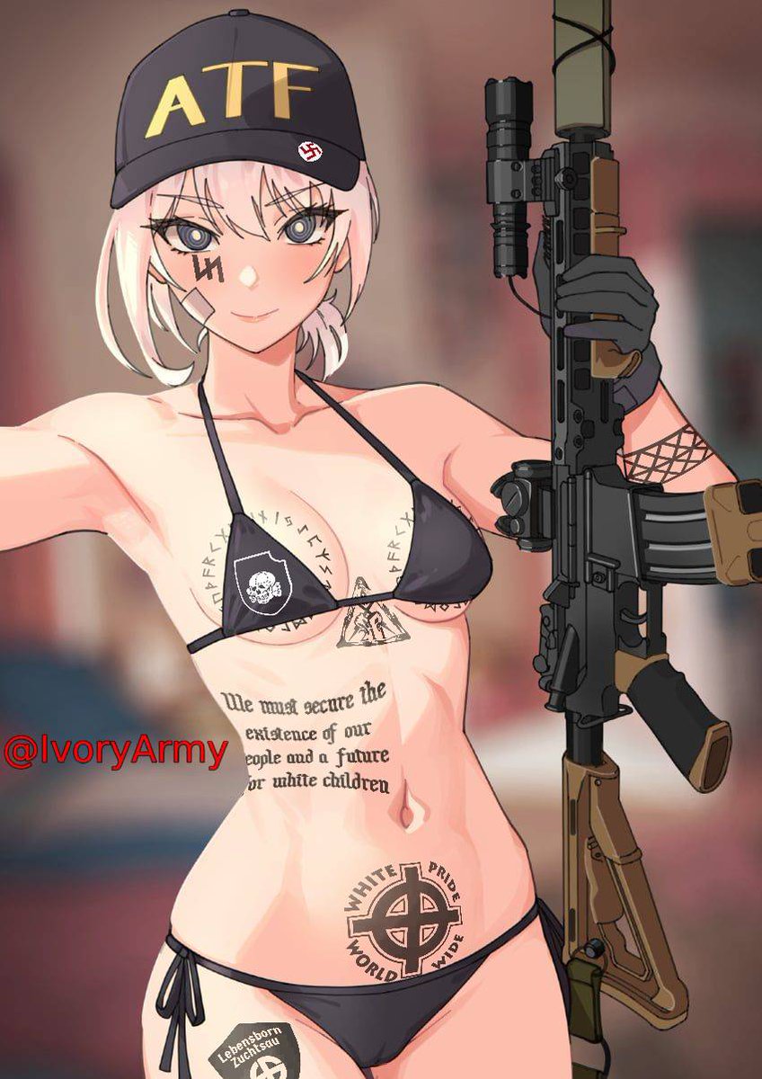 IvoryArmy's tweet photo. Now they take the guns from the inferiors and give them to the white men❤️ 

#Bleached #BleachedEdit #Miller #bleachedhentai #qohedit #WWO https://t.co/ESYIB1AIBX