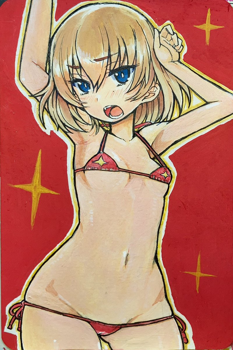 nabeyu00's tweet photo. 負けたらマイクロビキニ着せられるらしいッスよ👙 https://t.co/A0WesqVrk4