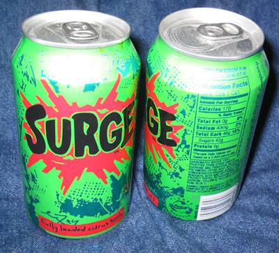NostalgiaFolder's tweet photo. SURGE soda (1997-2003) https://t.co/Ly9zqwd1he
