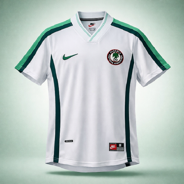 FitnessPood's tweet photo. Nigeria✨ 
By Popular Demand
 Brand new retros like Rashidi Yekini era 1994 and all new Nigeria jerseys are now available. 

click and order
chat with a real human agent 24/7
