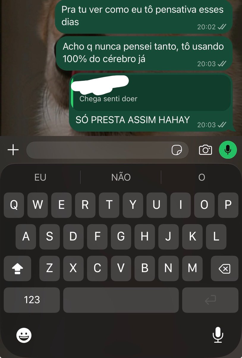 euSamn_g's tweet photo. Minha conversa mais leve com as bests https://t.co/n3AQNC5nfM