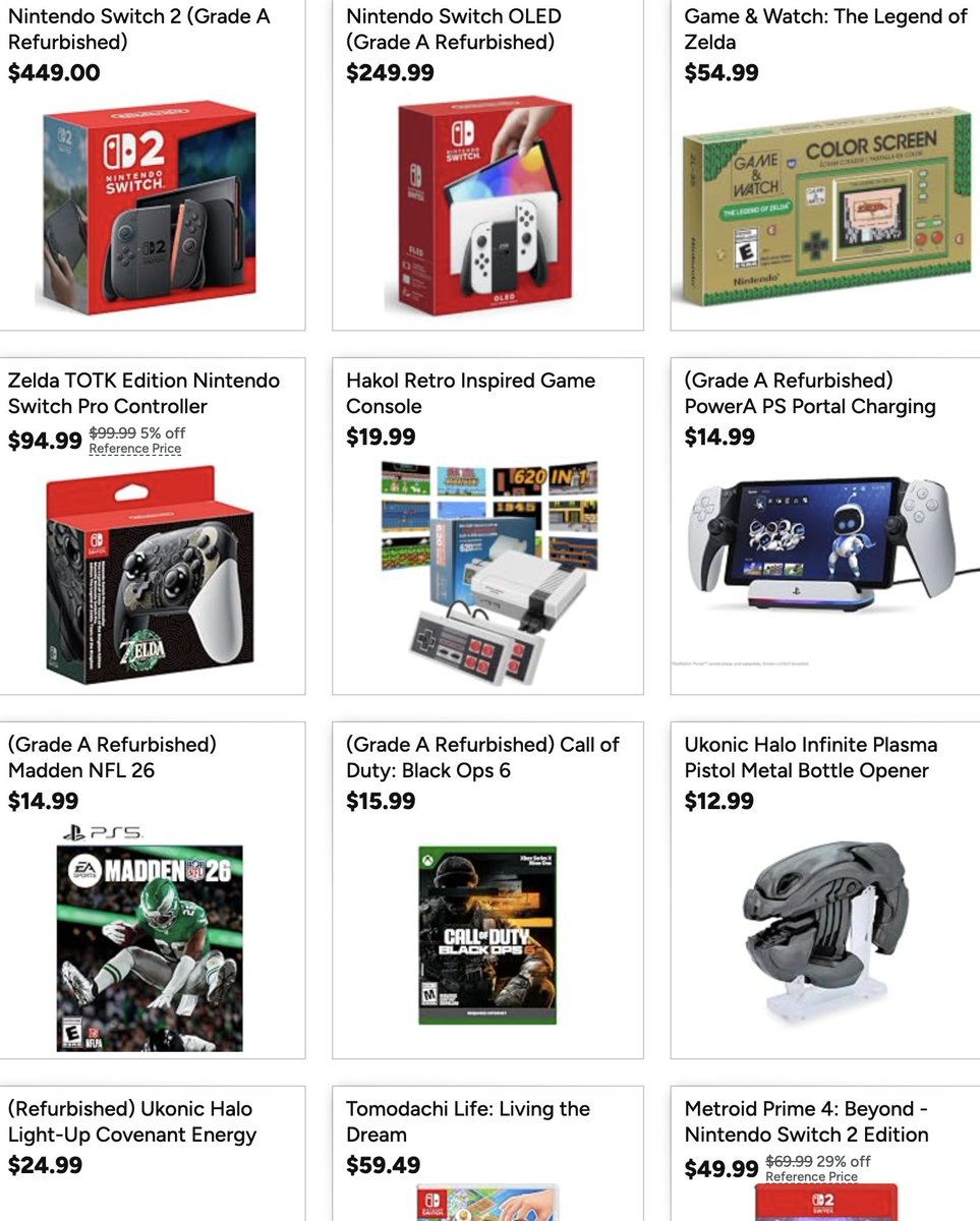 HoomanDeals's tweet photo. VIDEO GAME DEALS! UP TO 78% OFF + AN EXTRA 20% OFF WHEN YOU USE THE APP! #AD 

PlayStation, Nintendo, Xbox, etc. 

https://t.co/ijM2QJtLS3 https://t.co/ejc9UPVbQB