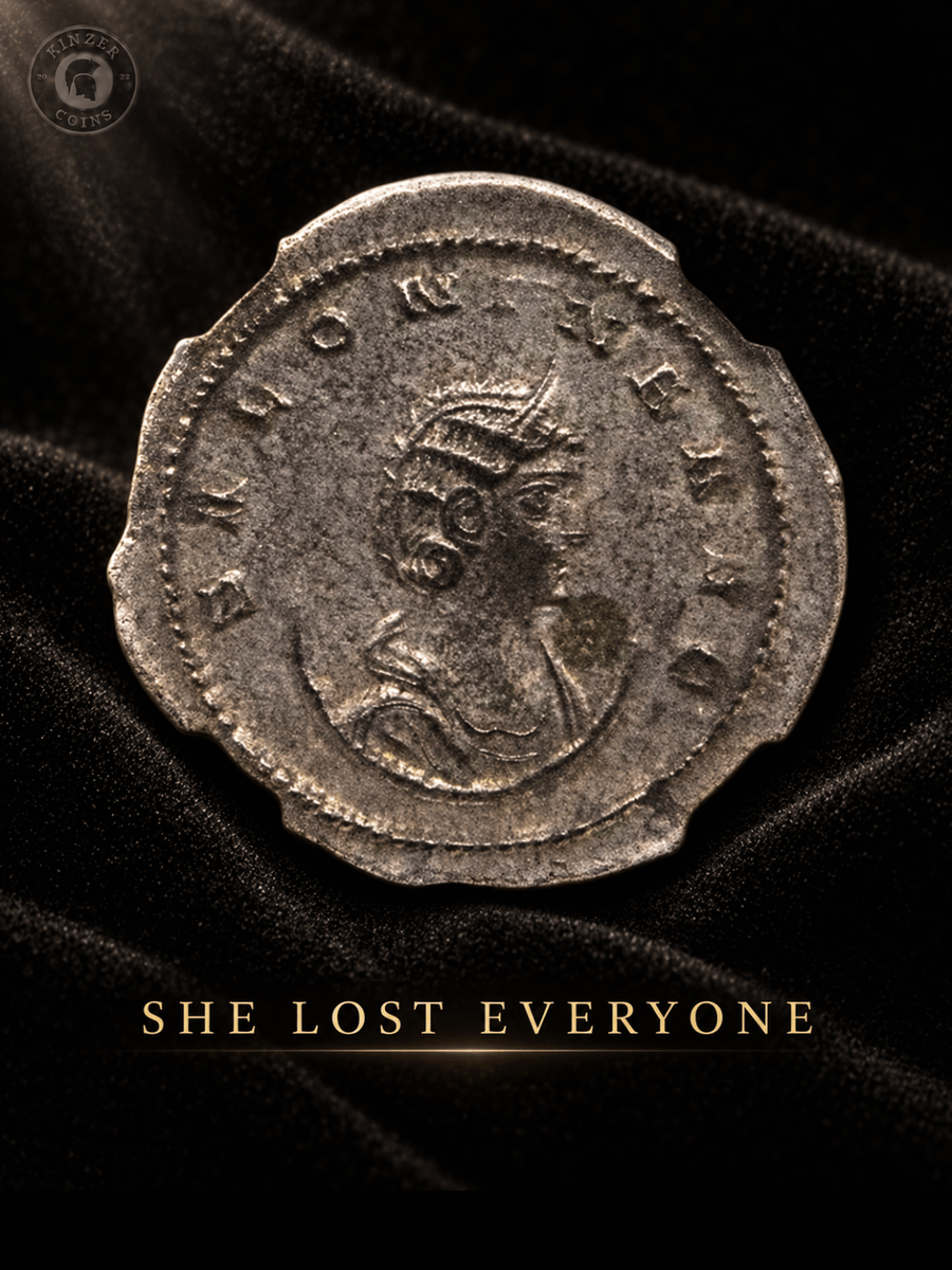 KinzerCoins's tweet photo. She lost everyone. Silver coin of Salonina, wife of Gallienus, CE 253-268. Sons died young, father-in-law died a Persian captive, husband assassinated. Which empress stays with you? https://t.co/14zCP4vCn1 code NEWSUBSCRIBER 10% off. #AncientCoins #RomanEmpire https://t.co/55CGYM3h25