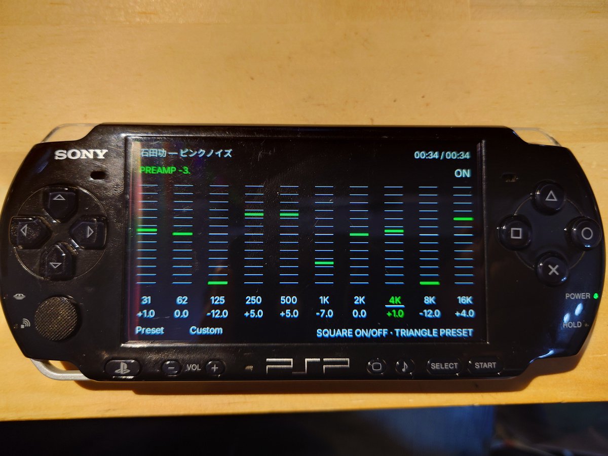 masamitsu1213's tweet photo. #PSPMAN
本体スピーカー RTA
低音がカットで高音が強め
こればかりは個体差もあると思うけど
フラットは持っていくのに厳しいから心地いところに持っていこしか無いかな https://t.co/wbFF5lx0he