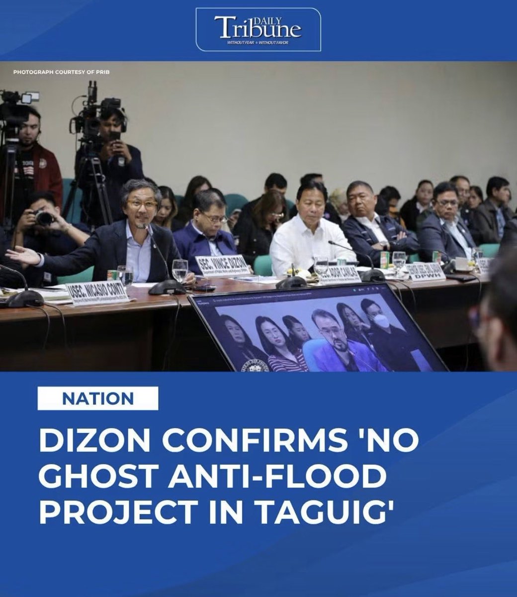 iampinglacson's tweet photo. Poor Vince Dizon. The ‘pressure’ of work may have clouded his memory. The DPWH already turned over to my Senate office records of nonexistent but reported as completed slope protection projects in Taguig.

Like toothpaste squeezed from the tube, there’s no putting it back in. https://t.co/n25nSrUD4q
