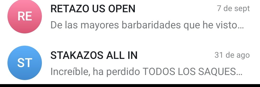 Antioosfdw's tweet photo. @SoyChristian @1 En estos grupos que vamos a hacer? Porque en el de stakazos all in estamos 17 unidades en negativo y en el retazo US Open nos vendiste 3 pasos y solo intentamos 2, falta una compensación por algún lado https://t.co/YIsA6Tl6JP